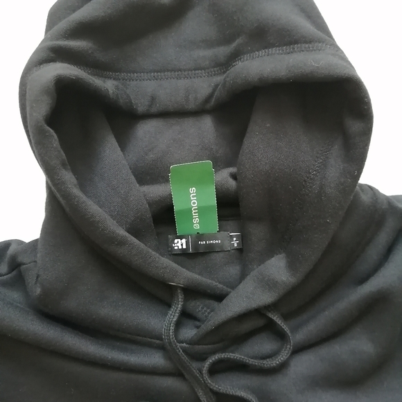Blank Black Hoodie Small NWT - Picture 4 of 5